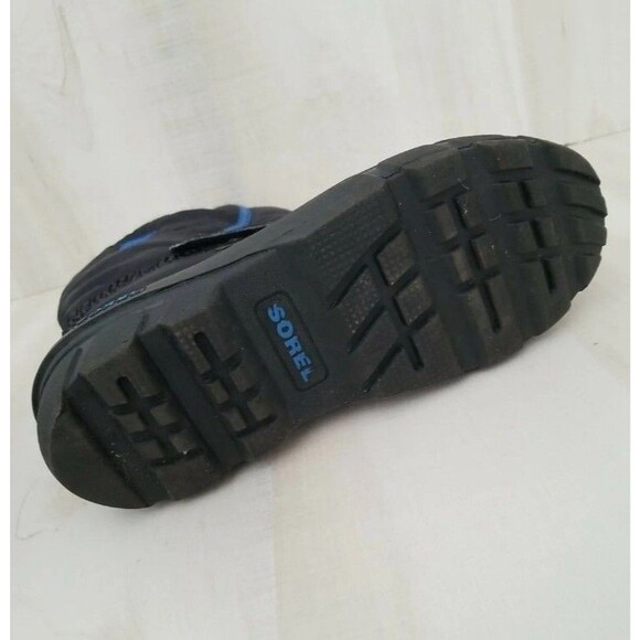 Men's Sorel 1638081010  Black/Blue Snow Boots Size 6 - Picture 5 of 7